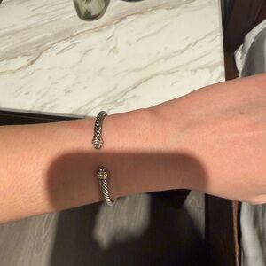David Yurman Silver Cable Bracelet
